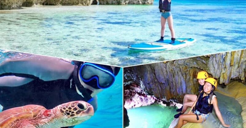 Miyako Island: 3 Activities! Snorkeling/Limestone Caving/Beach Stand-Up Paddleboarding (Sup) - Snorkeling in Emerald Blue Sea