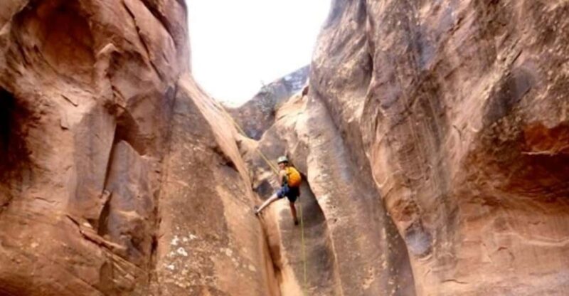 Moab: Chamisa Canyon Canyoneering Adventure - Featured Activities: Rappels, Wading, and Swimming