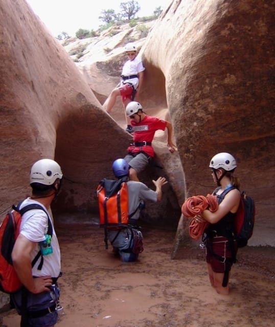 Moab: Chamisa Canyon Canyoneering Adventure - Varying Water Levels: Ankle-deep to Swimming
