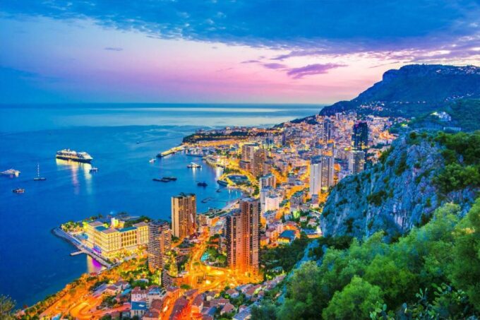 Monaco & Monte-Carlo by Night Private Tour - Sunset Over Villefranche