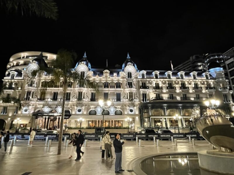 Monaco: Private Night Tour With Eze Village and Casino - Scenic Stops and Viewpoints