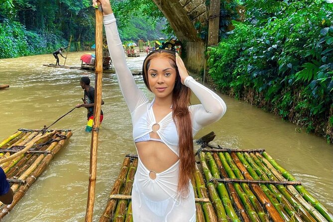 Montego Bay Bamboo Rafting and Limestone Foot Massage River Tour - Bamboo Rafting Experience