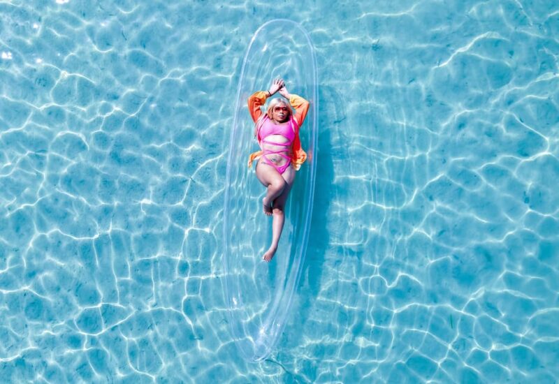 Montego Bay: Crystal Clear Kayak Drone Singles Photo Shoot - Scenic Backdrop and Marine Life