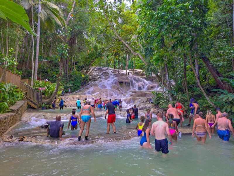 Montego Bay: Dunns River Falls & Blue Hole Combo - Discovering the Blue Hole