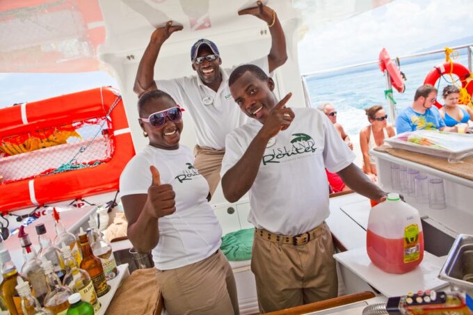 Montego Bay: Reggae Catamaran Cruise With Snorkeling - Open Bar and Appetizers