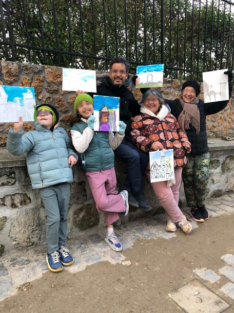Montmarte Painting Session and Walking Tour for Kids ! - Tour Experience