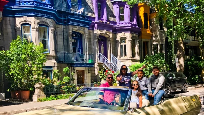 Montréal: Guided Tour in Vintage Convertible Cadillac - Key Points
