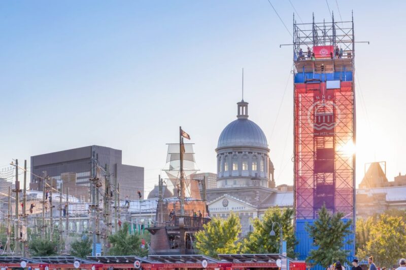 Montreal Old Port: Urban Zipline Ticket - Meeting Point and Check-In