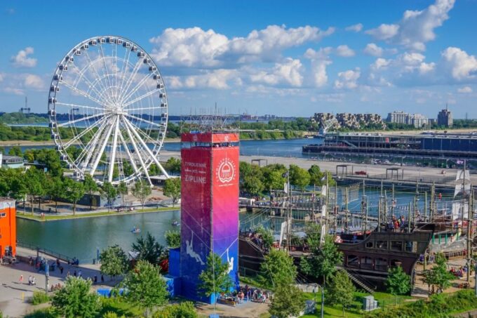 Montreal Old Port: Urban Zipline Ticket - Language Options and Duration