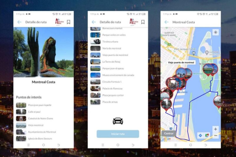 Montreal Self-Guided Tour App - Multilingual Audioguide - Self-Guided Experience