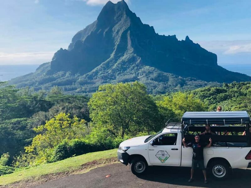Moorea:4X4 safari excursion between land and sea with lunch - Discovering the Land: A 4X4 Adventure