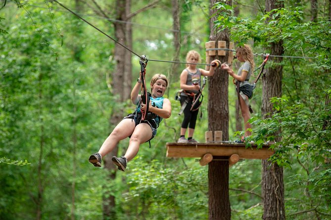 Morning Aerial Adventure Adult Course From Riegelwood - Schedule and Arrival Time