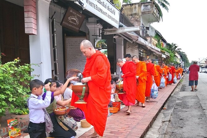 Morning Alms Giving Ceremony and Local Market Experience - Key Points