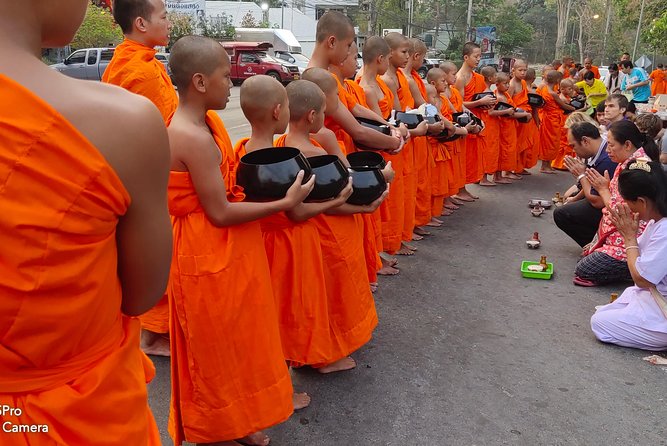 Morning Alms to Monks, Doi Suthep Temple, Hidden Temple & Chiang Mai City Views. - Booking and Cancellation