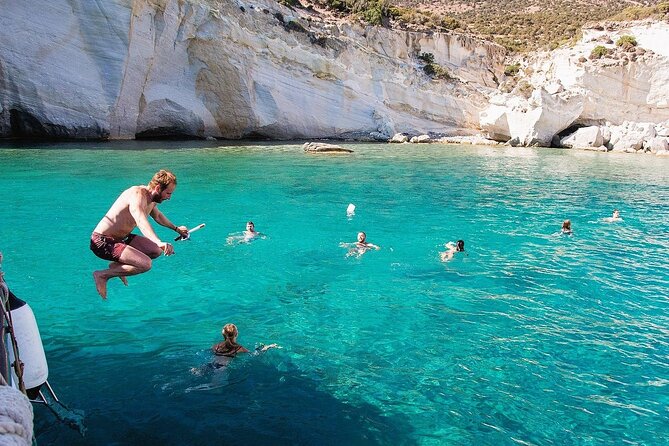 Morning Catamaran Cruise to Kleftiko Bay Milos - Safety and Accessibility