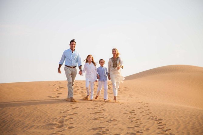 Morning Desert Safari From Abu Dhabi -Camel Ride,Sand Boarding,Camel Farm Visit - Pickup and Drop-off