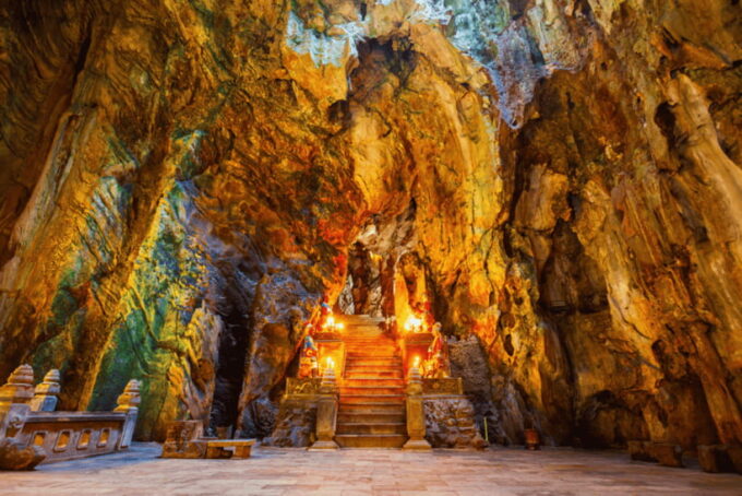 Morning Escape: Marble Mountains, Monkey Mt & Am Phu Cave - Lunch at a Local Restaurant