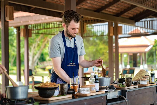 Morning Session - Thai Cooking Class in Traditional Pavilion With Beautiful Farm - Preparing Ingredients and Cooking