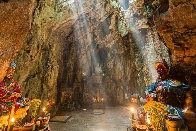 Morning Small Group to Marble Mountains - Am Phu Cave - Monkey Mountain - Air-conditioned Vehicle Transport