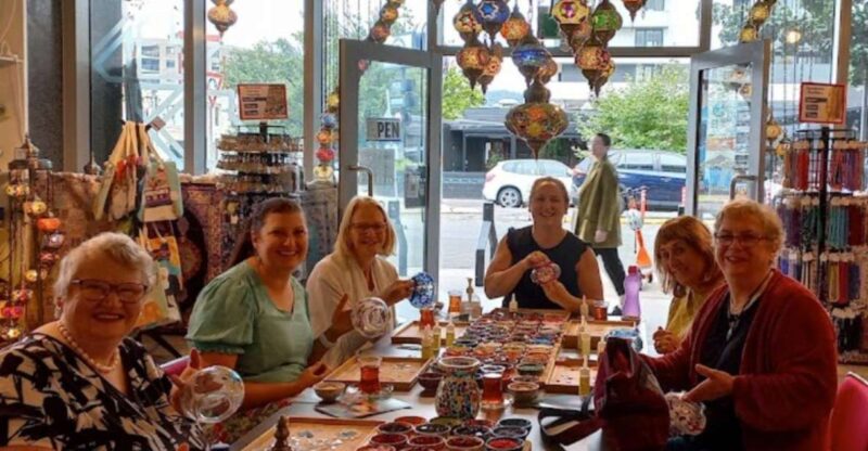Mosaic Lamp Making Workshop in Tustin - Learning Experience