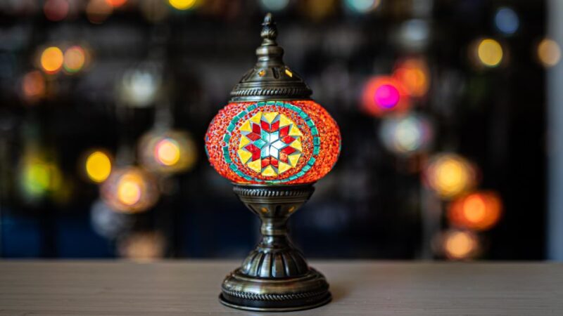 Mosaic Lamp Making Workshop in Tustin - Mosaic Lamp Materials