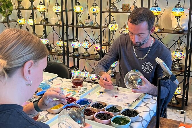 Mosaic Lamp Workshop - Accessibility Information