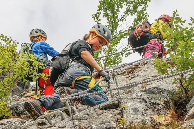 Mosjøen via Ferrata and Zipline - Capturing Breathtaking Vistas