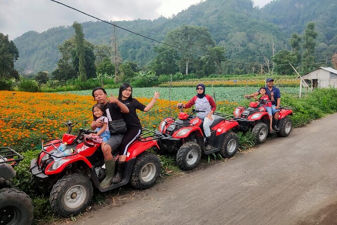 Mount Batur ATV Quad Bike With Black Lava and Black Sand Trip - Pickup Information