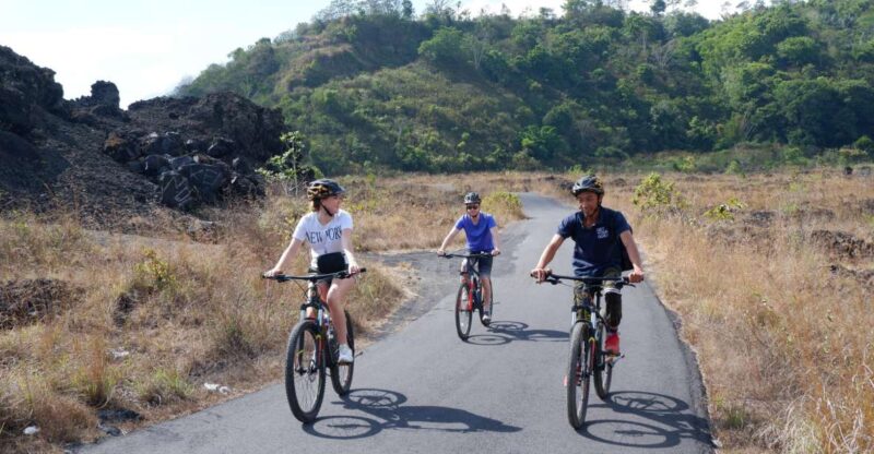 Mount Batur: Black Lava Cycling Tour W/ Natural Hot Spring - Key Points