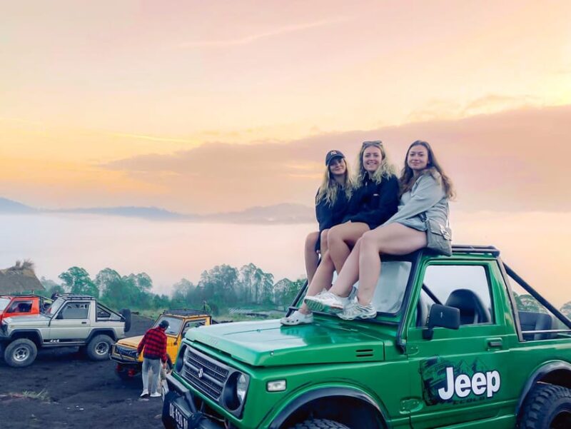 Mount Batur Jeep Sunrise With Guide & Lunch - Key Points