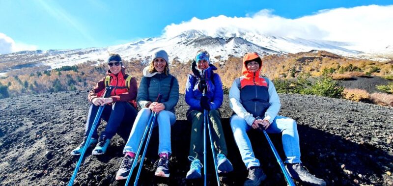 Mount Etna: Guided Snowshoeing Trekking Tour - Guide and Safety