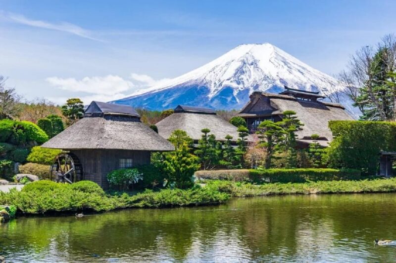 Mount Fuji, Oshino Hakkai and Onsen 1-Day Trip From Tokyo - Transportation and Stops