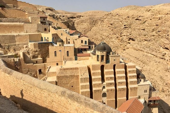Mount of Temptation, Saint George Monestary, Saint Saba & Bethlehem One Day Tour - Saint George Monastery