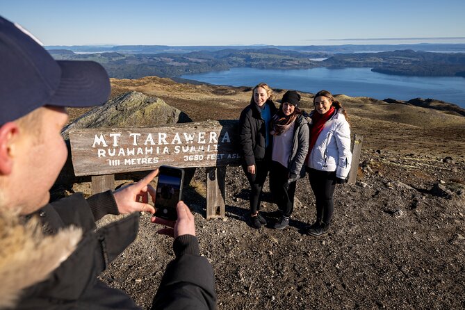 Mount Tarawera Volcanic Adventure by Helicopter - End Point