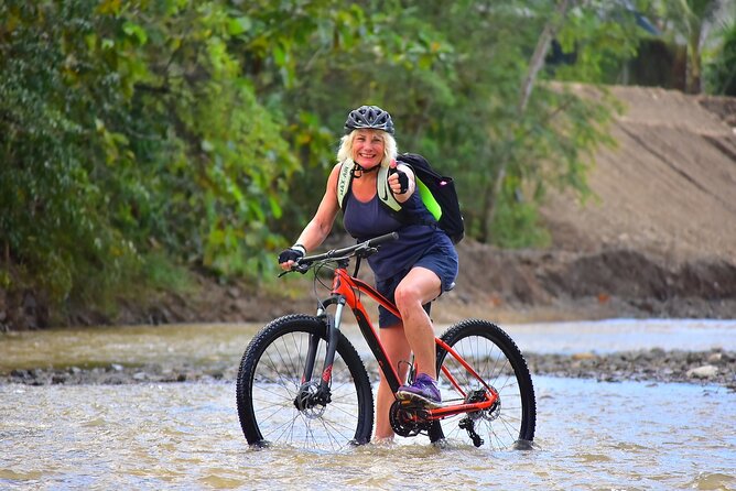 Mountain Bike Adventure + Waterfalls in Jaco Beach - Biking Through Rainforest Trails
