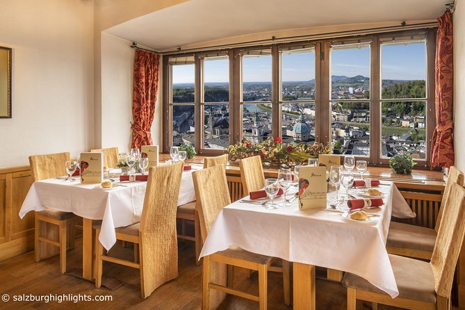 Mozart Concert and Dinner or VIP Dinner at Fortress Salzburg With River Cruise - Mozarts Beloved Works Performance