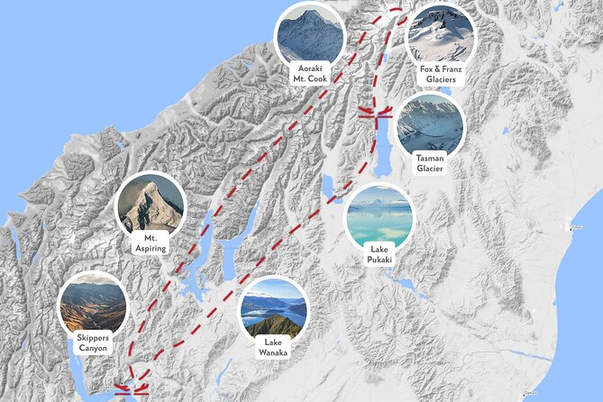 Mt. Cook Fly Explore Fly Ex Queenstown by Glenorchy Air - Personalized Small-Group Experience