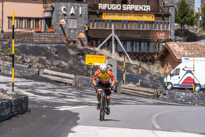 Mt. Etna Cycling to the Top Small Group - Meeting Point and Pickup