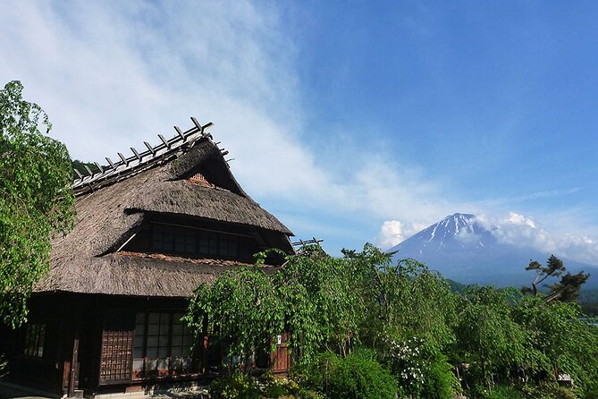 Mt Fuji Japanese Crafts Village and Lakeside Bike Tour - Entrance Fee for Traditional Artists Village