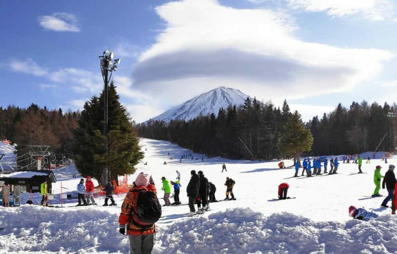 Mt. Fuji Skiing Experience- YETI Ski Resort & Onsen Day Trip - Key Points