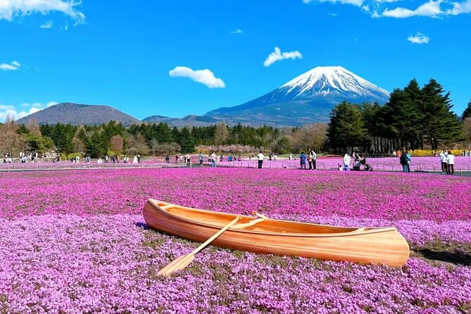 Mt. Fuji to Lake Kawaguchi, Lake Yamanaka and Onsen Day Tour - Highlights of the Fuji Shibazakura Festival