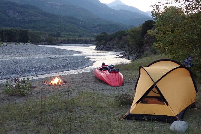 Multi Day Kayaking In Vjosa River ,Camping -6 Days - Itinerary and Meals