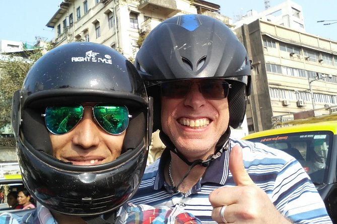 Mumbai on Motor Bike - Navigating Traffic