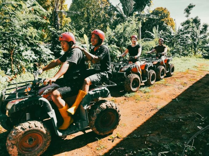 Munduk: Hidden Hill Quad Bike Ride to Banyumala Waterfalls - Banyumala Waterfall Exploration