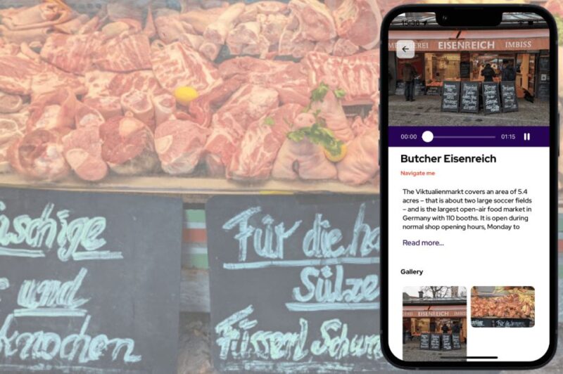 Munich: Victuals Market Self-Guided Audio Tour - Whats Included