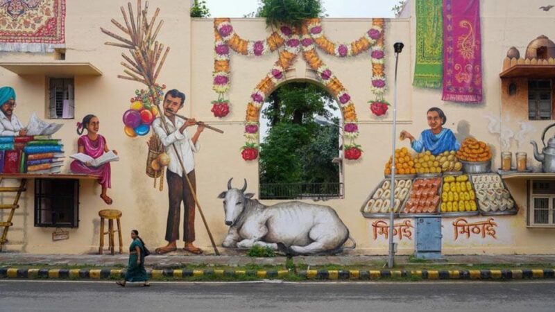 Mural Art Tour Of Delhi - Lodi Colony Murals