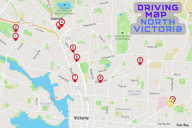 Murder Mystery Detective Experience in Victoria BC - Navigating the Driving Map