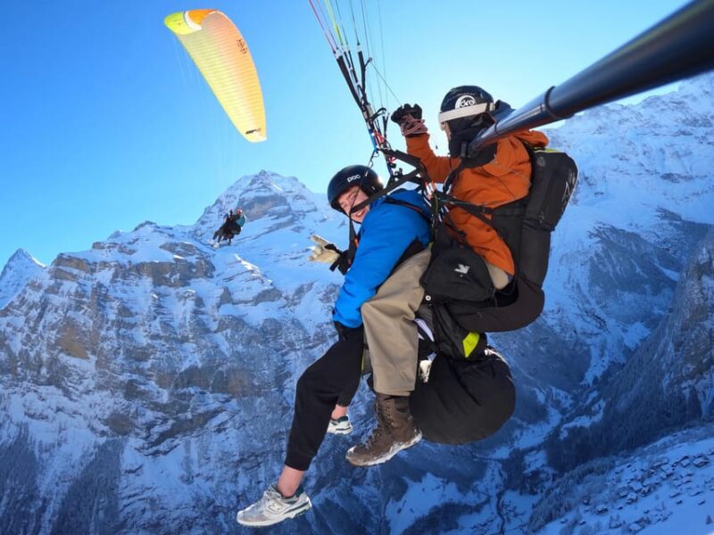 Mürren: Paragliding Panorama Tandem Flight Full Experience - Participant Involvement and Aerobatic Options