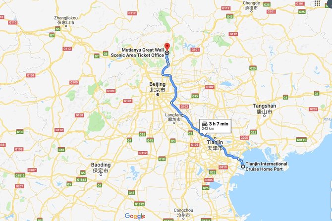 MuTianYu Great Wall Self-Guide Day Tour From TianJin Intl Cruise Home Port - Additional Information