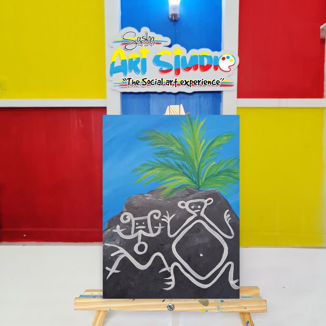 My Colourful Experience: Paint & Sip - Pickup and Drop-off